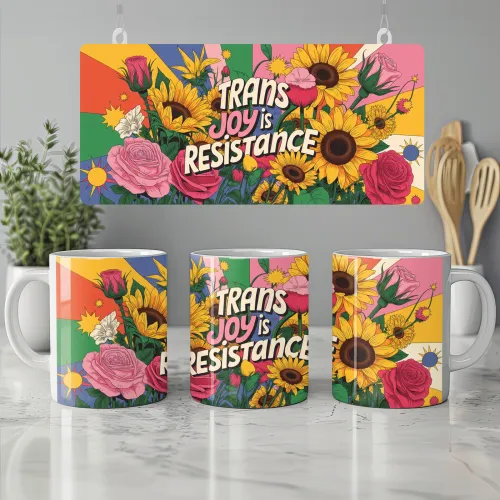 Trans Joy is Resistance Mug