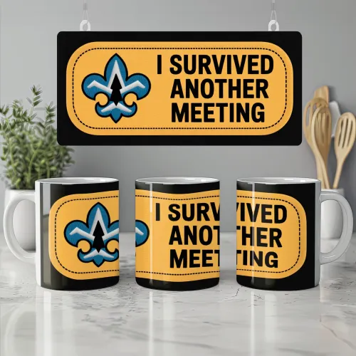 I Survived Another Meeting Mug
