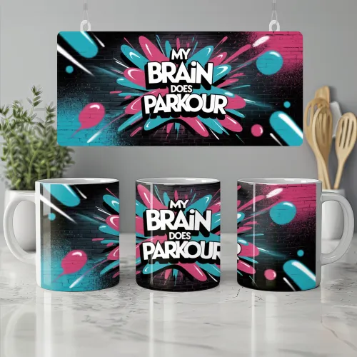 My Brain Does Parkour Mug