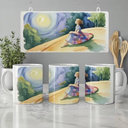 Sally Spiral Hill Mug