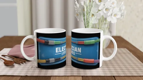 Electrician I Fix Wires - Funny Electrician Mug