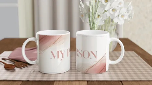 My Person - Blush Pink Watercolor Mug