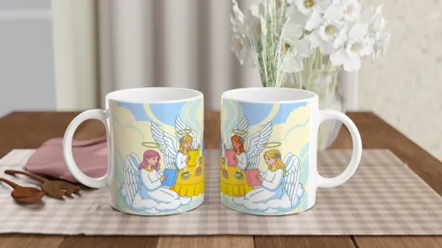 Angels Book Club Tea Party in the Clouds
