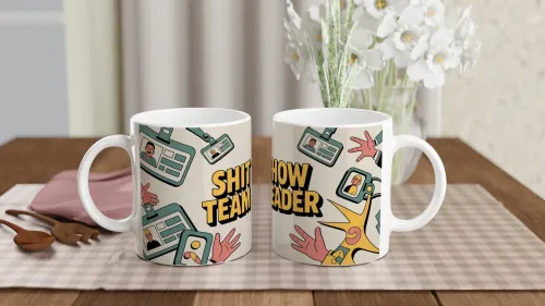 Shit Show Team Leader Funny Office Mug