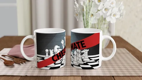 Checkmate Chess Board Mug