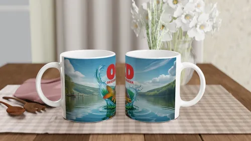 OCD Obsessive Carp Disorder Funny Fishing Mug