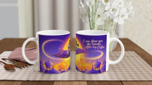 Magic Carpet Coffee Quote Mug