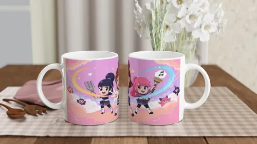 Chibi Magical Girls Squad Action Pose