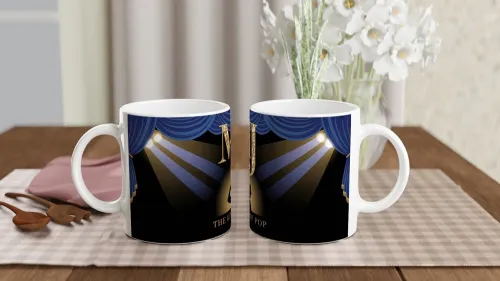 MJ The King of Pop Stage Silhouette Mug
