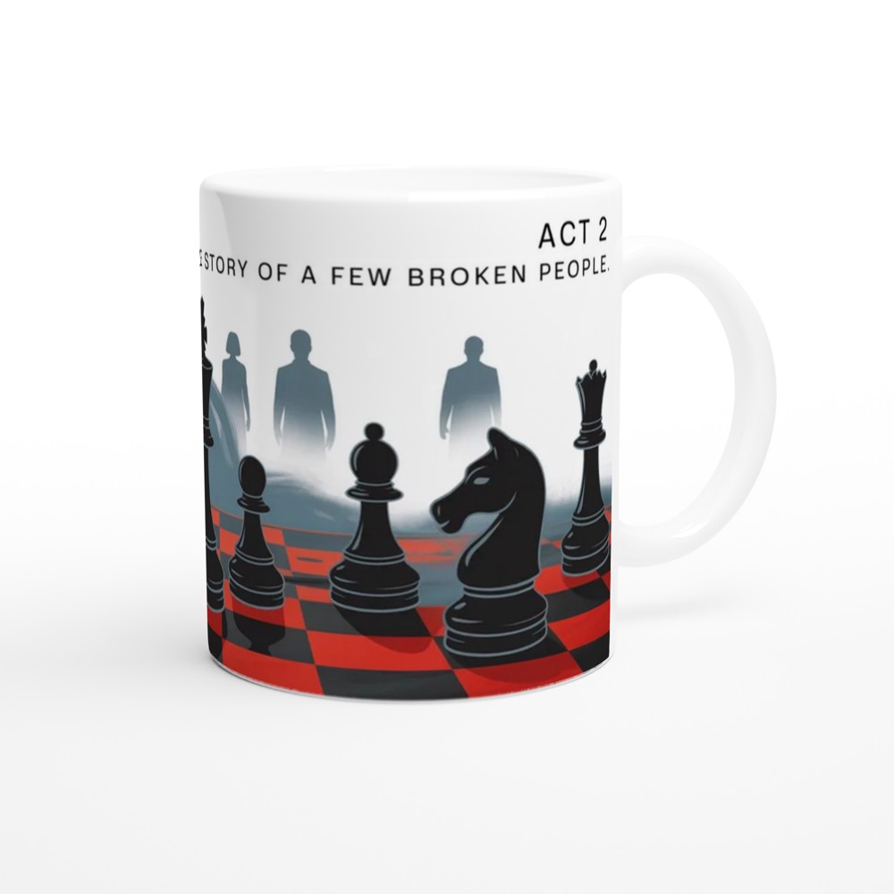 Chess Musical Mug | 'Story of a Few Broken People' Quote | West End Theatre Gift | Gift for Musical Theatre Fans — view 12