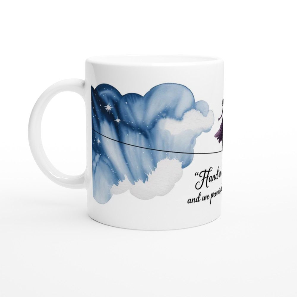 Greatest Showman Mug | Tightrope Quote Musical Theatre Gift | Romantic Anniversary Present for Her | Watercolour Circus Design — view 10