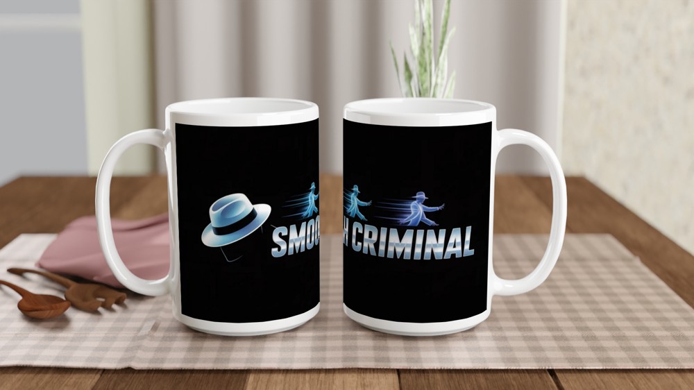 Smooth Criminal Mug | Moonwalk Dancer Gift | Retro Music Legend Present | Pop Fan Coffee Mug — view 2