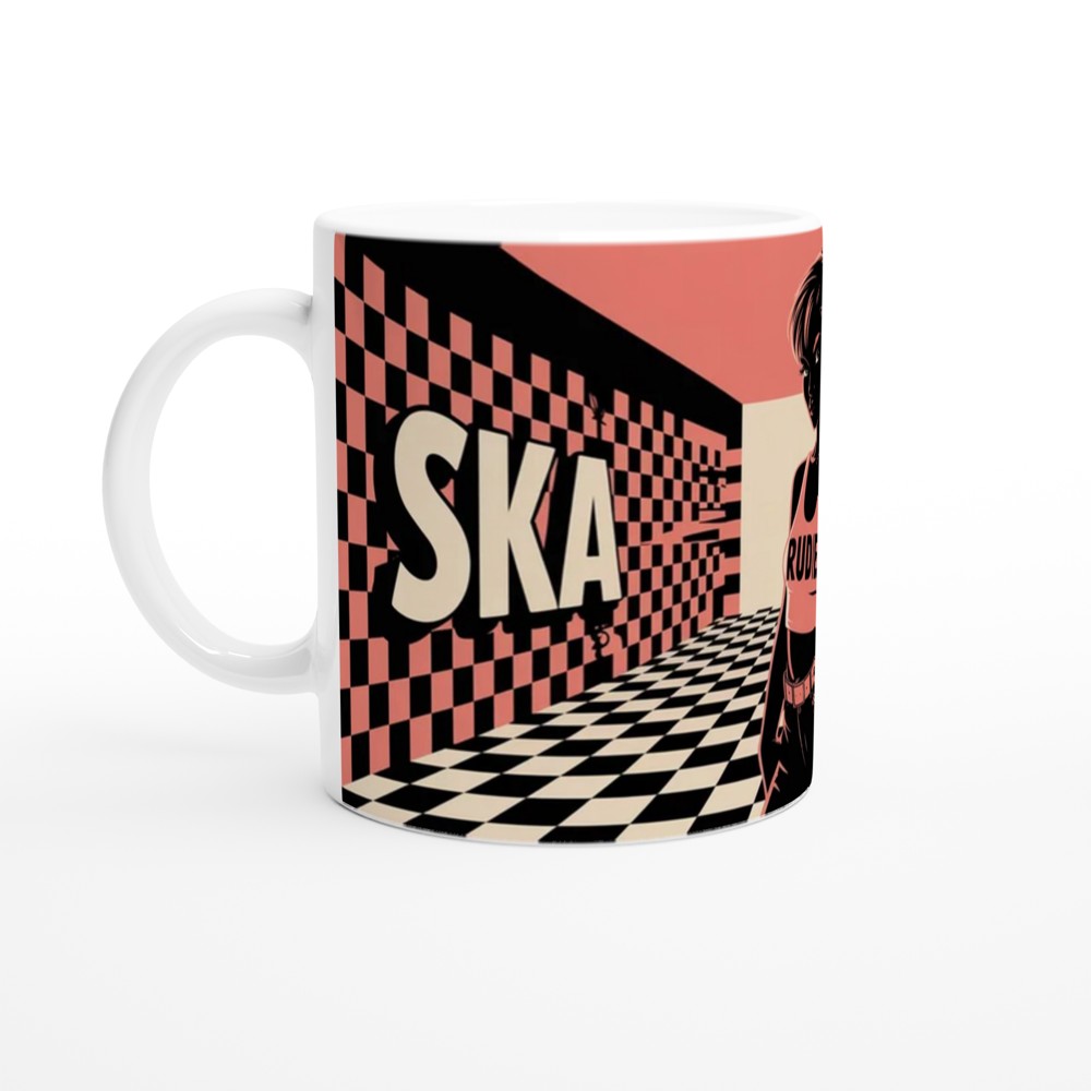 Ska Mug | Rude Girl 2-Tone Gift | Music Lover Present | Birthday Gift for Her — view 10