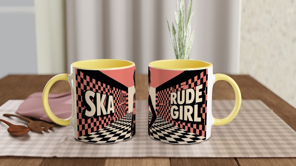 Ska Mug | Rude Girl 2-Tone Gift | Music Lover Present | Birthday Gift for Her — view 8