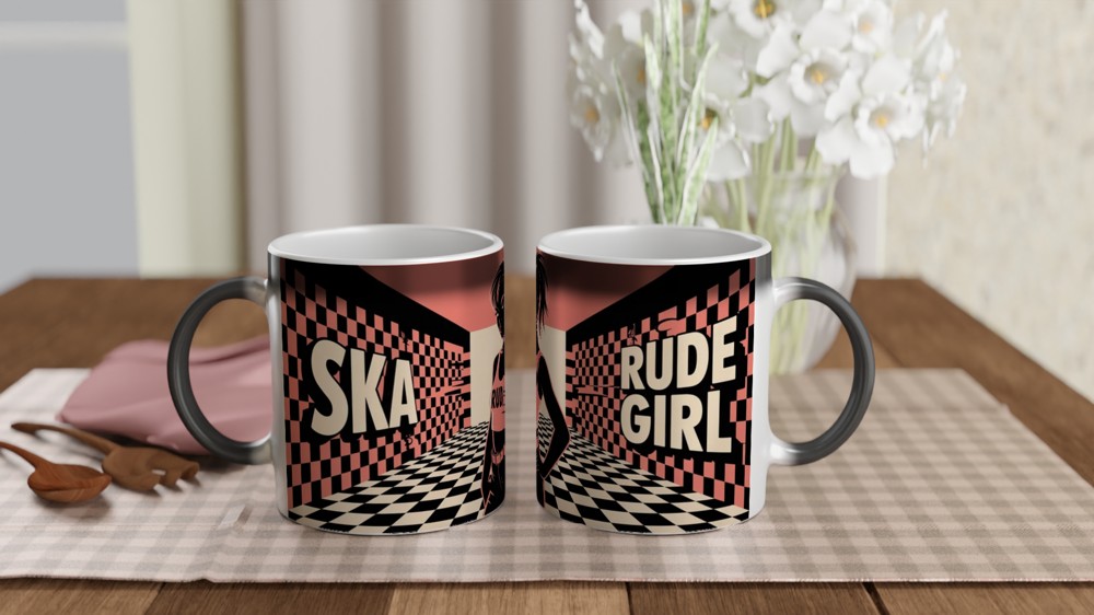 Ska Mug | Rude Girl 2-Tone Gift | Music Lover Present | Birthday Gift for Her — view 3