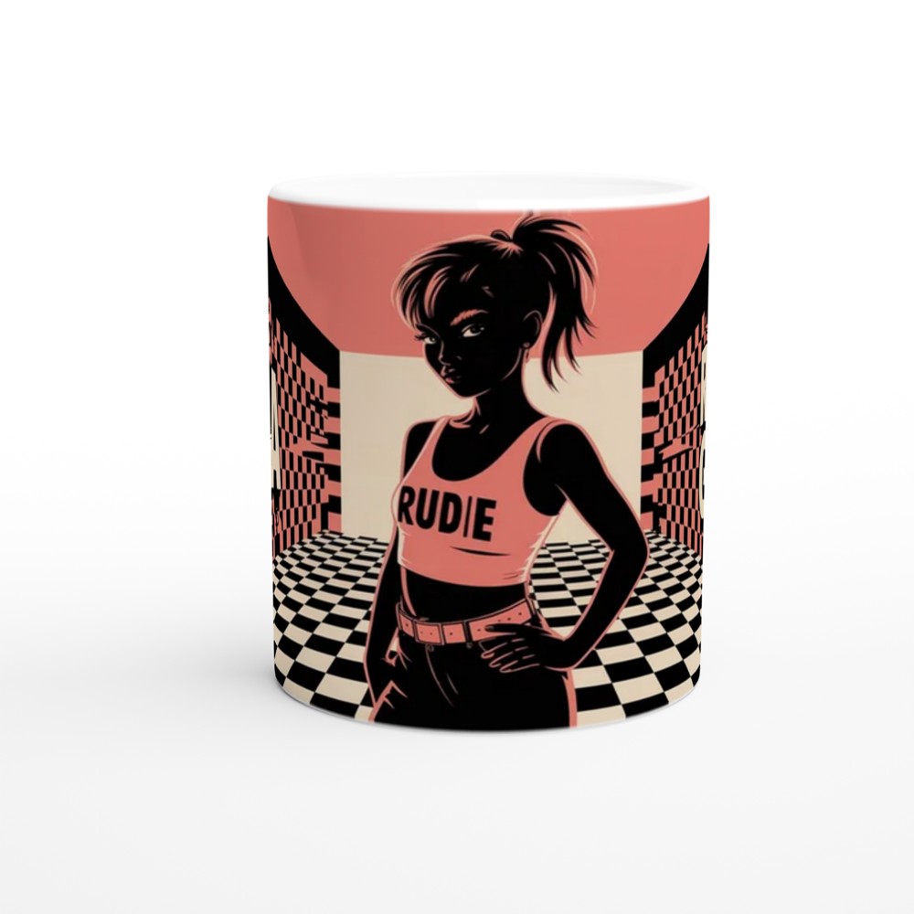 Ska Mug | Rude Girl 2-Tone Gift | Music Lover Present | Birthday Gift for Her — view 11