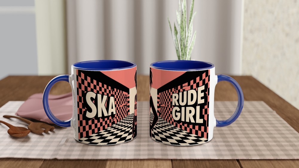 Ska Mug | Rude Girl 2-Tone Gift | Music Lover Present | Birthday Gift for Her — view 4
