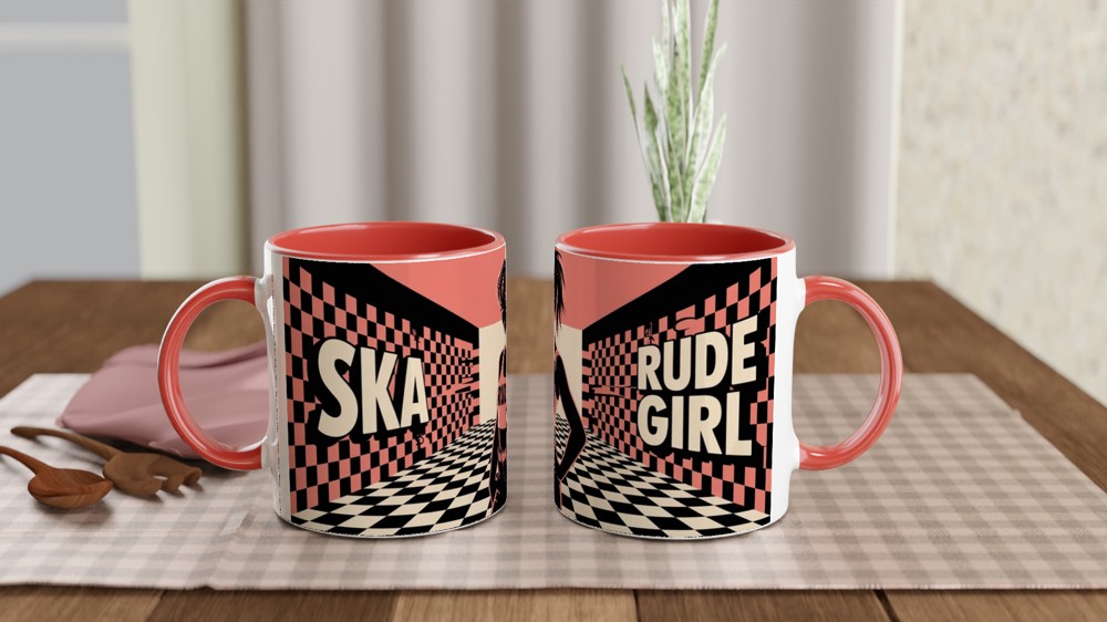 Ska Mug | Rude Girl 2-Tone Gift | Music Lover Present | Birthday Gift for Her — view 7