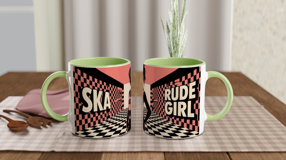 Ska Mug | Rude Girl 2-Tone Gift | Music Lover Present | Birthday Gift for Her — view 5