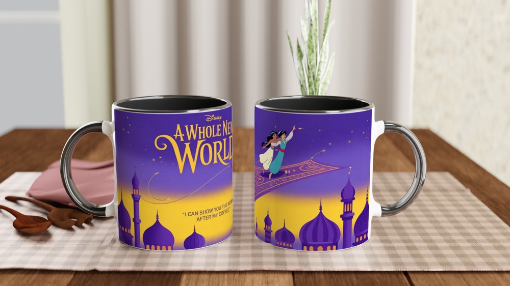 Aladdin Mug | 'I Can Show You the World' Quote | Musical Theatre Gift | Funny Theatre Lover Present — view 9