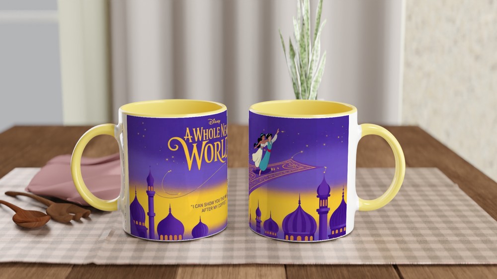 Aladdin Mug | 'I Can Show You the World' Quote | Musical Theatre Gift | Funny Theatre Lover Present — view 8