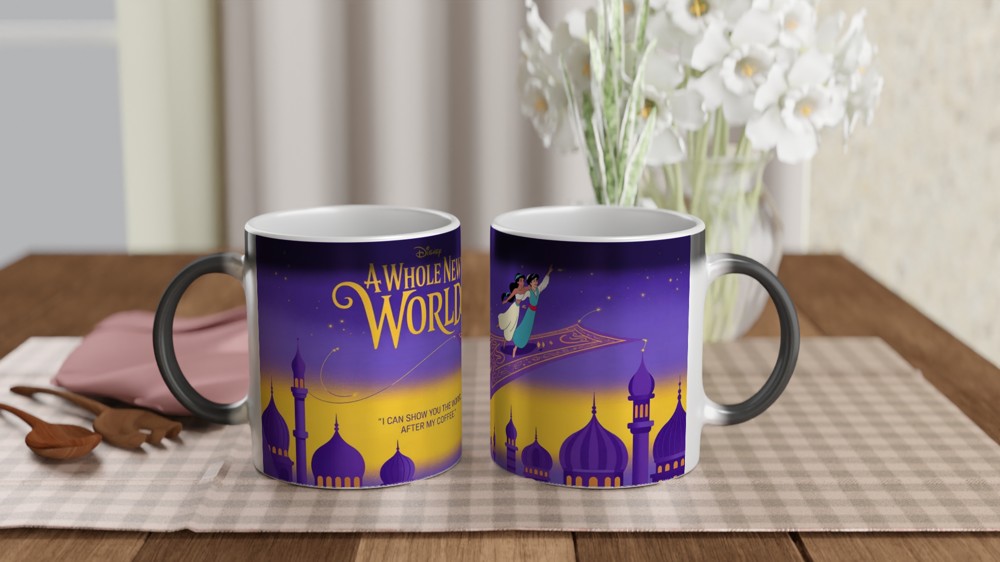 Aladdin Mug | 'I Can Show You the World' Quote | Musical Theatre Gift | Funny Theatre Lover Present — view 3