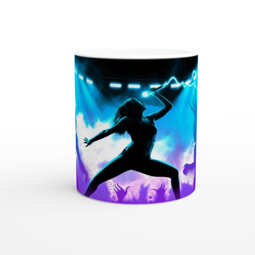 Rock Singer Silhouette with Demons Stage Performance — view 11