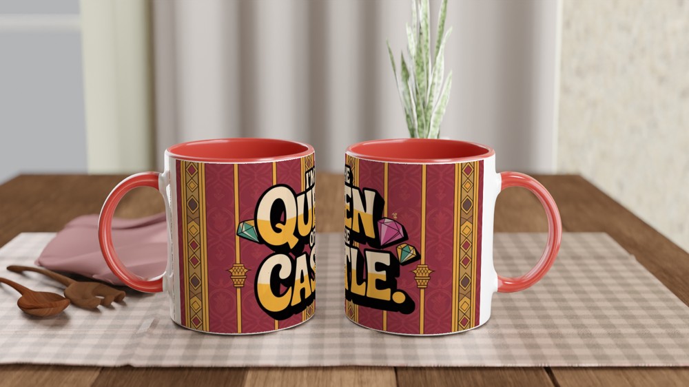 I'm The Queen Of The Castle Mug — view 7