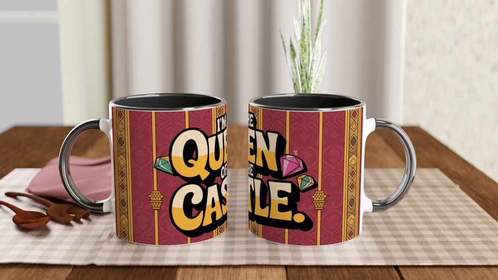 I'm The Queen Of The Castle Mug — view 9