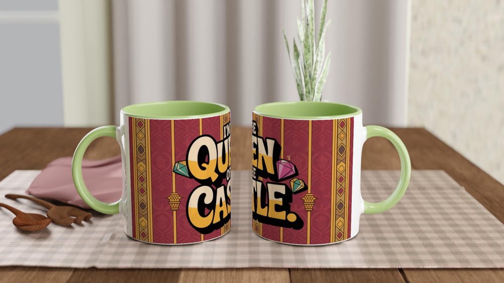 I'm The Queen Of The Castle Mug — view 5