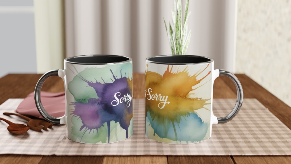 Six the Musical Mug | Sorry Not Sorry Gift | Theatre Lover Present | Anne Boleyn Quote — view 9