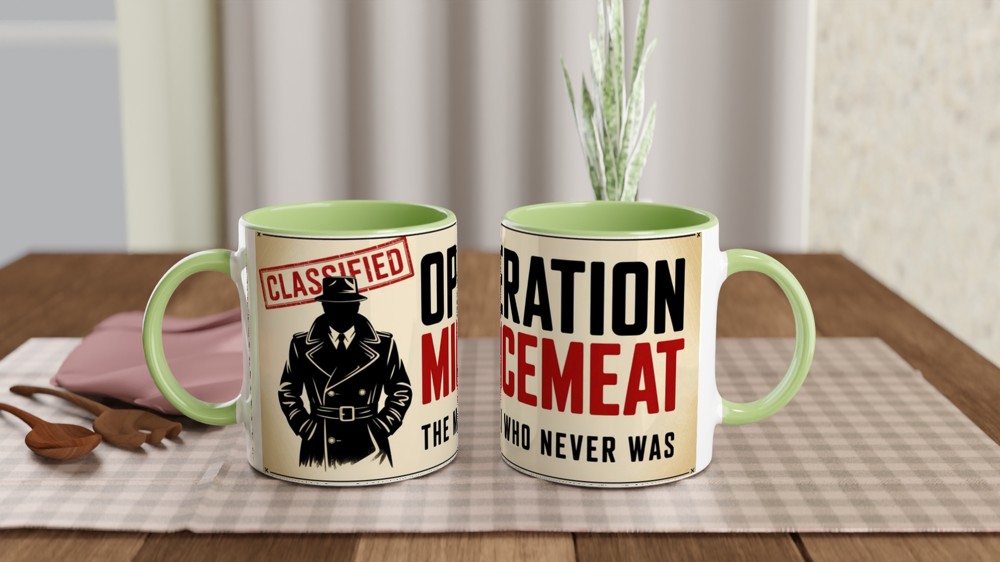 Operation Mincemeat Mug | The Man Who Never Was | Musical Theatre Gift | West End Theatre Present — view 5