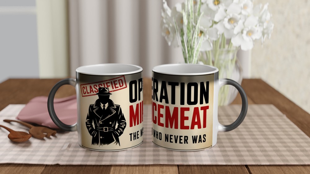 Operation Mincemeat Mug | The Man Who Never Was | Musical Theatre Gift | West End Theatre Present — view 3