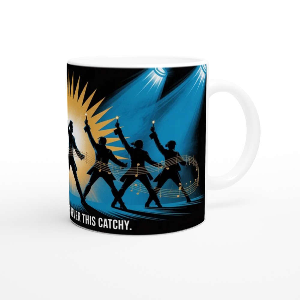 Hamilton Choreography Mug | Musical Theatre Gift | Revolutionary Dance Silhouette Mug | Theatre Lover Present — view 12