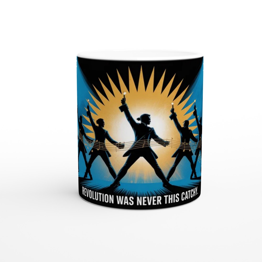 Hamilton Choreography Mug | Musical Theatre Gift | Revolutionary Dance Silhouette Mug | Theatre Lover Present — view 11