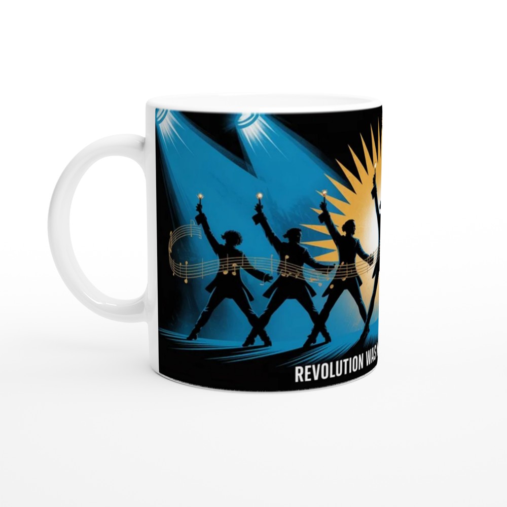 Hamilton Choreography Mug | Musical Theatre Gift | Revolutionary Dance Silhouette Mug | Theatre Lover Present — view 10