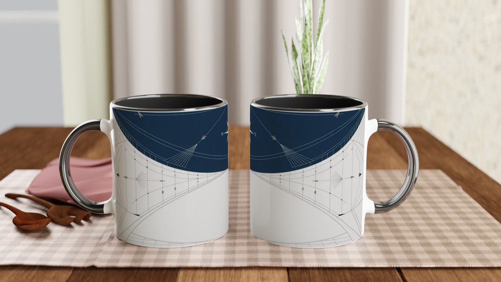 Theatre Director Mug | Stagecraft Compass Design | Gift for Theatre Lovers | Stage Manager Present — view 9
