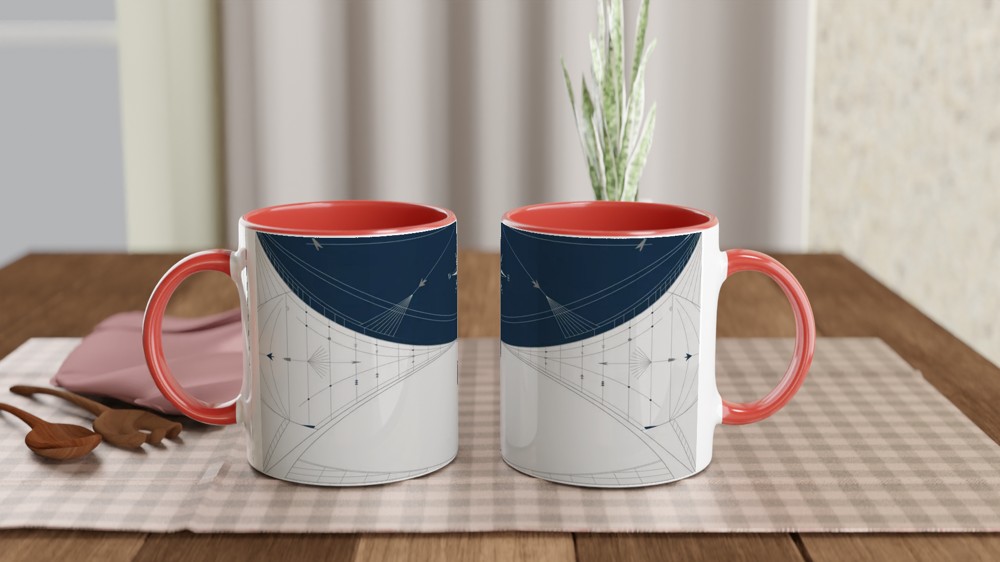 Theatre Director Mug | Stagecraft Compass Design | Gift for Theatre Lovers | Stage Manager Present — view 7