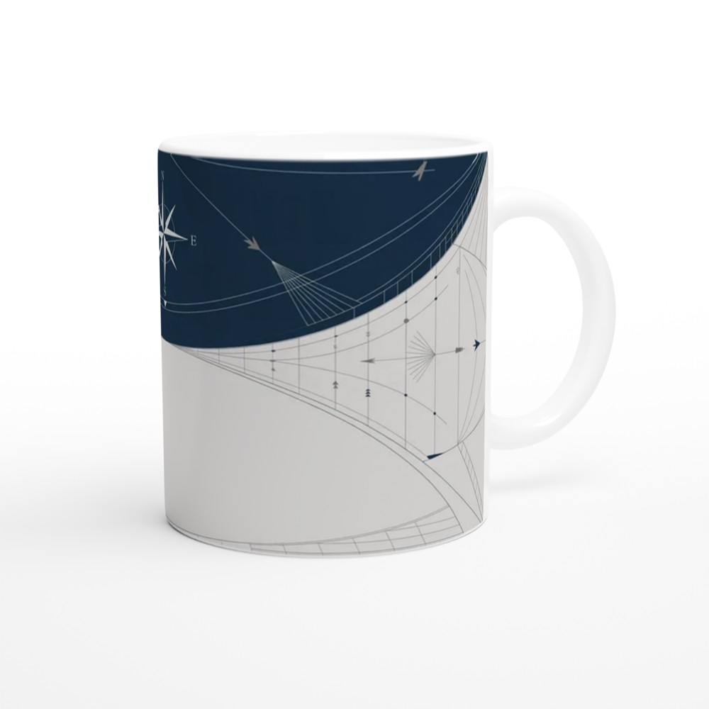 Theatre Director Mug | Stagecraft Compass Design | Gift for Theatre Lovers | Stage Manager Present — view 12