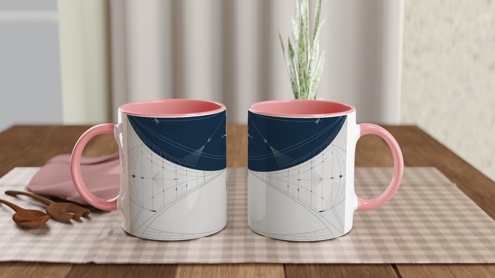 Theatre Director Mug | Stagecraft Compass Design | Gift for Theatre Lovers | Stage Manager Present — view 6