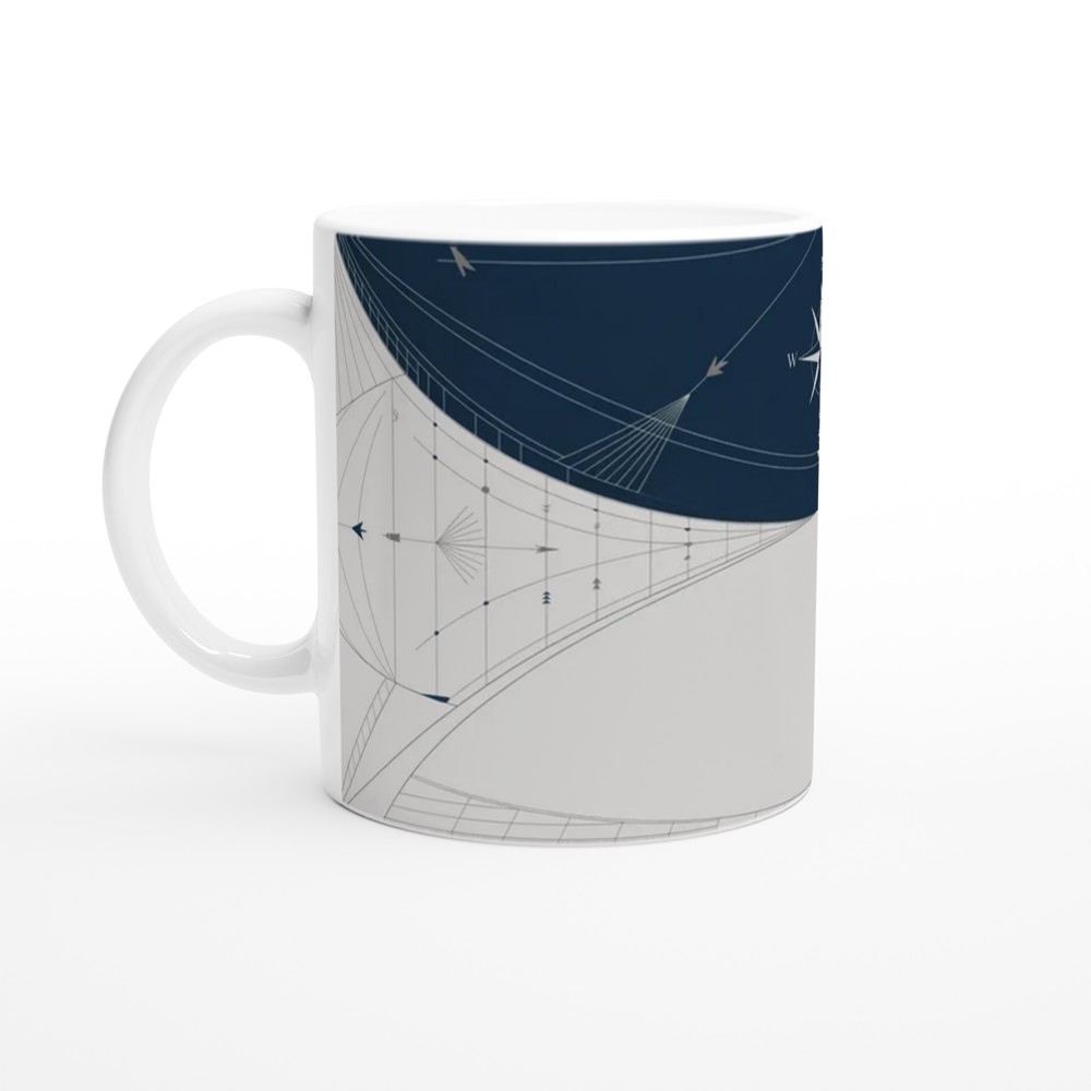 Theatre Director Mug | Stagecraft Compass Design | Gift for Theatre Lovers | Stage Manager Present — view 10
