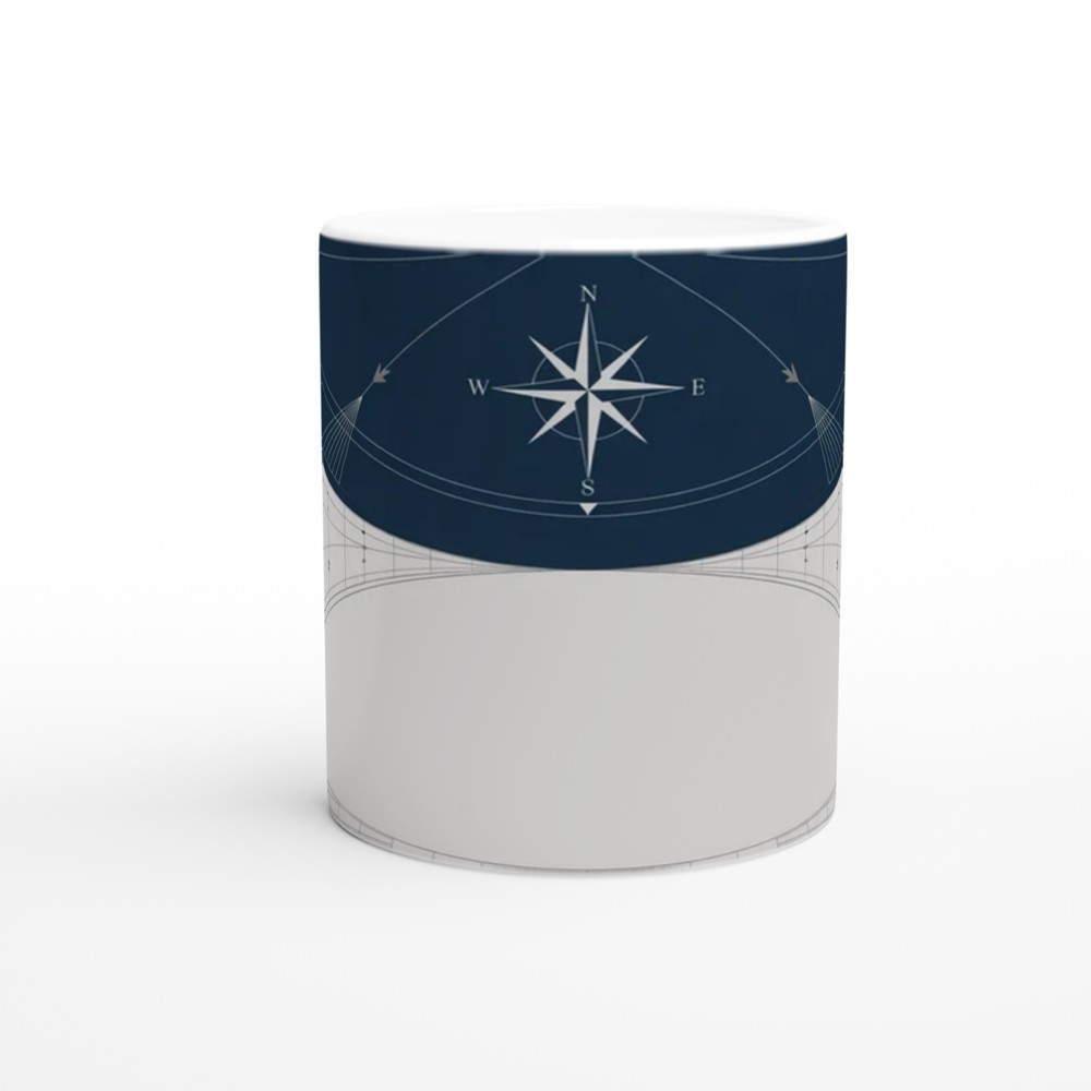 Theatre Director Mug | Stagecraft Compass Design | Gift for Theatre Lovers | Stage Manager Present — view 11