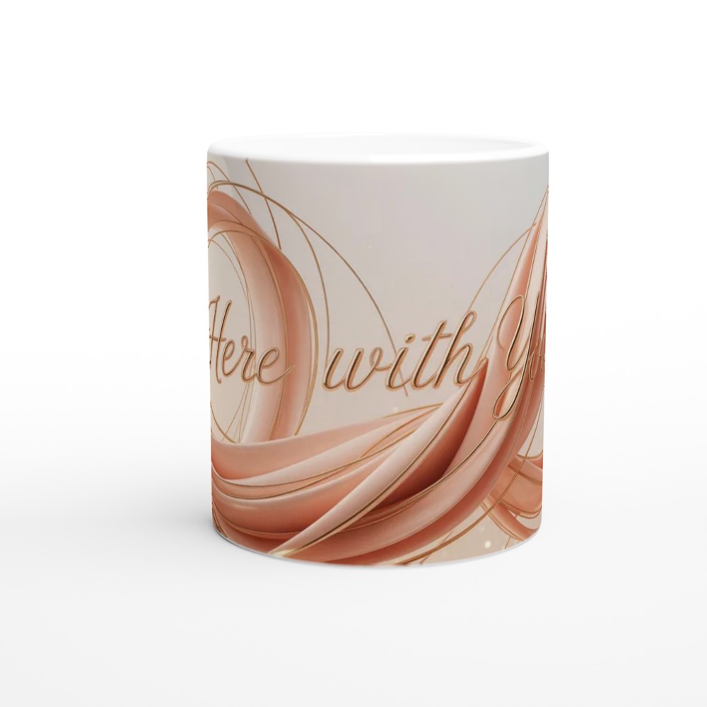 Here With You Mug | Romantic Anniversary Gift | Valentines Day Present | Modern Love Couple Mug — view 11