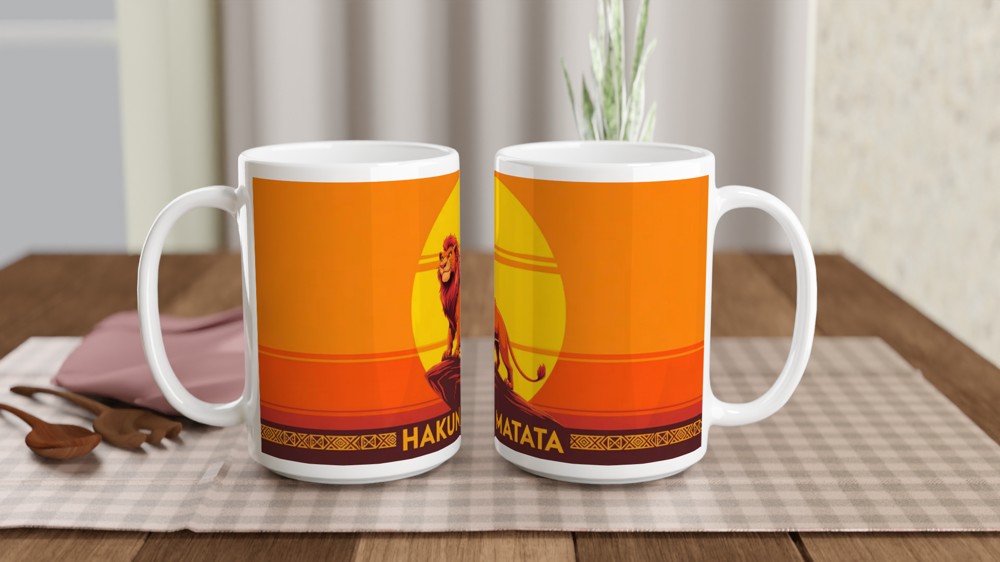 Lion King Mug | Hakuna Matata Simba Quote | Musical Theatre Gift | West End Theatre Lover Present — view 2