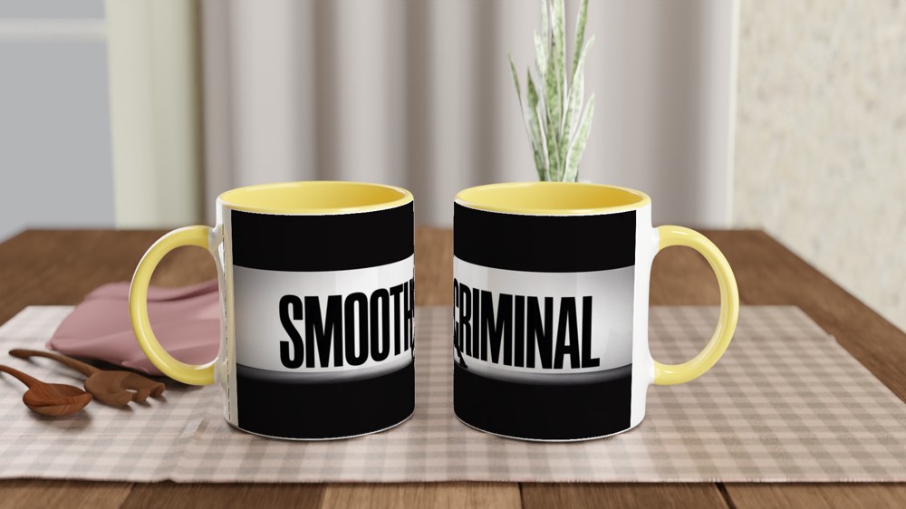 MJ The Musical Mug | Smooth Criminal Silhouette | Theatre Lover Gift | Dance Lean Present — view 8
