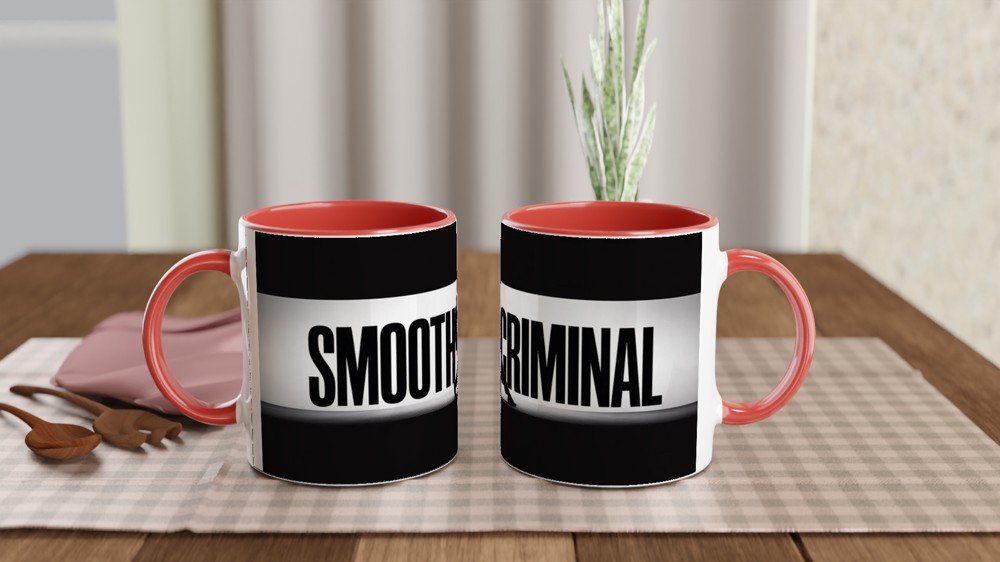 MJ The Musical Mug | Smooth Criminal Silhouette | Theatre Lover Gift | Dance Lean Present — view 7