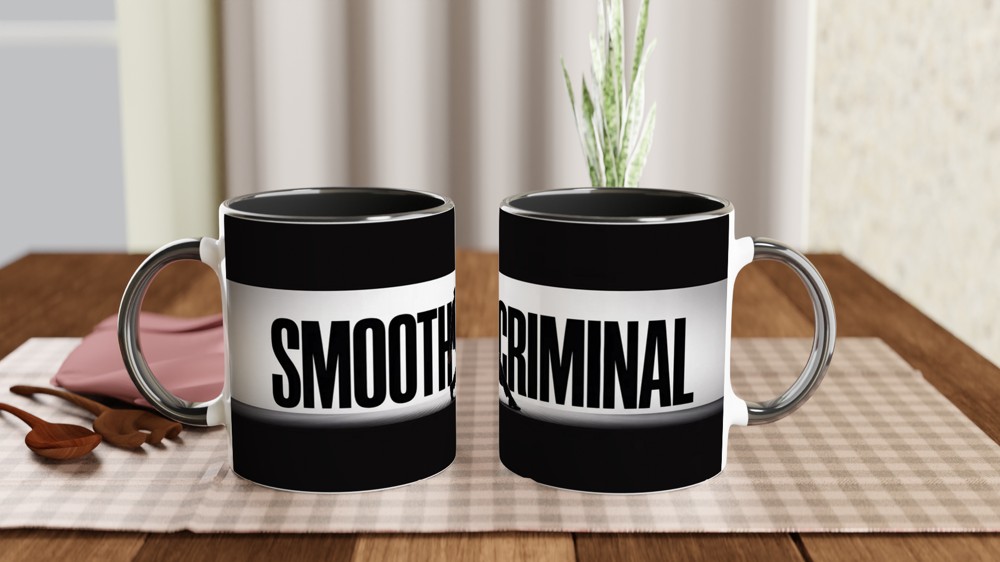 MJ The Musical Mug | Smooth Criminal Silhouette | Theatre Lover Gift | Dance Lean Present — view 9
