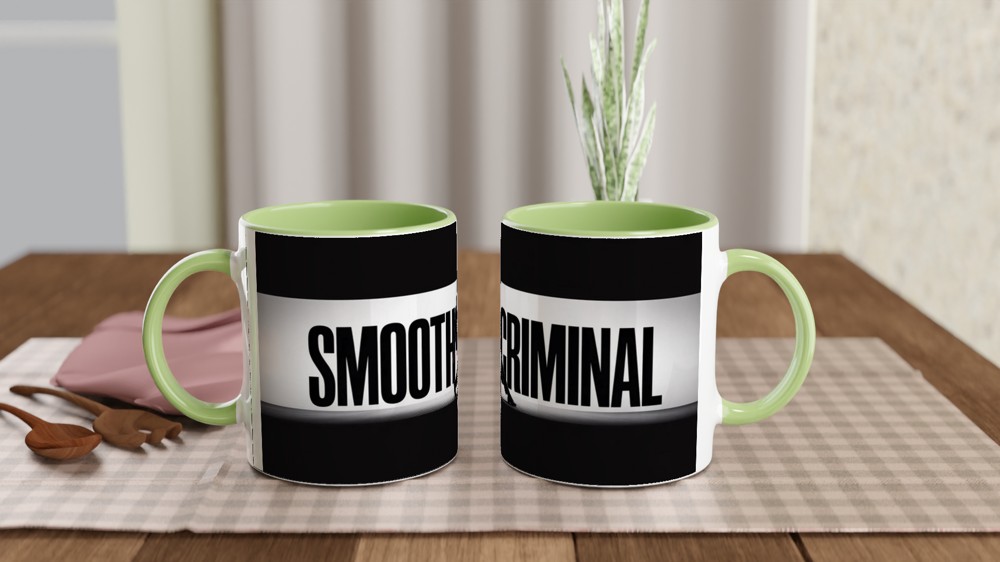 MJ The Musical Mug | Smooth Criminal Silhouette | Theatre Lover Gift | Dance Lean Present — view 5