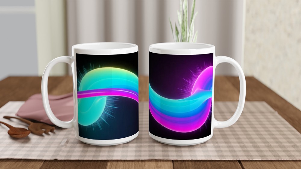 K-Pop Mug | Demon Hunters Sound Wave Design | Music Fan Gift | K-Pop Lover Present — view 2