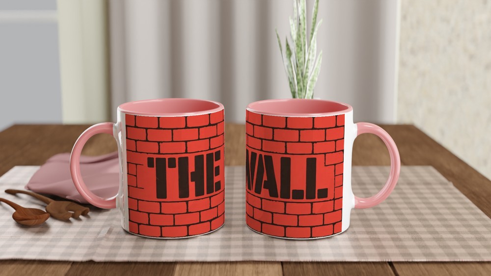 Hadestown Mug | 'The Wall' Musical Theatre Gift | Broadway Fan Present | Brick Graffiti Design — view 6